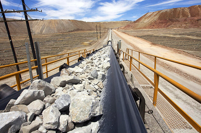 belt conveyor for sand