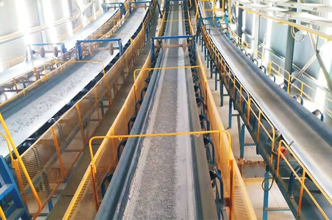 belt conveyor for sand