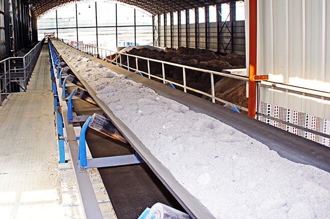 belt conveyor for sand