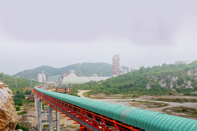 belt conveyor for port