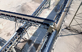 Sand-gravel aggregate conveying system
