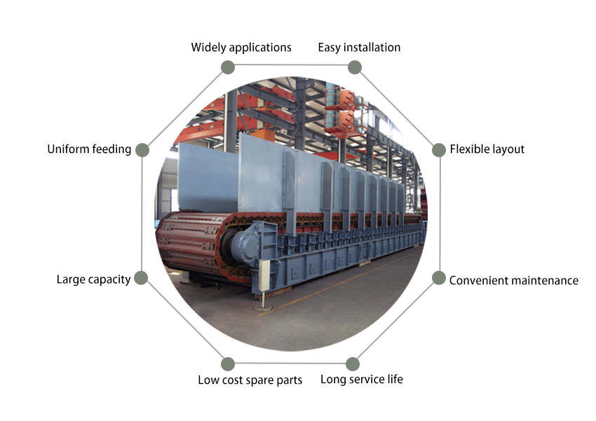 apron feeder feature