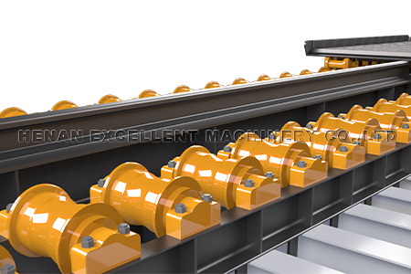 apron feeder roller