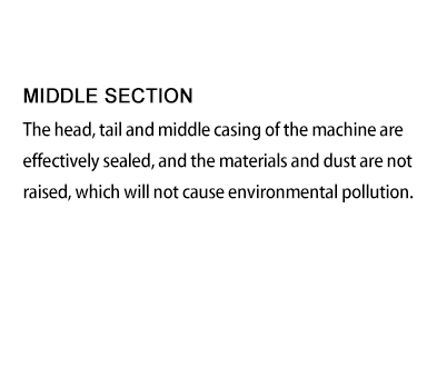 chain bucket elevator middle section