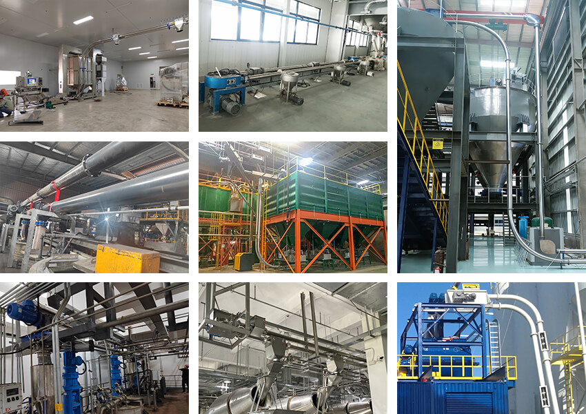 tubular drag conveyors on site project