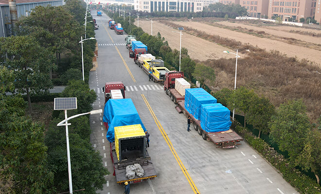 Coal crushing project shipment