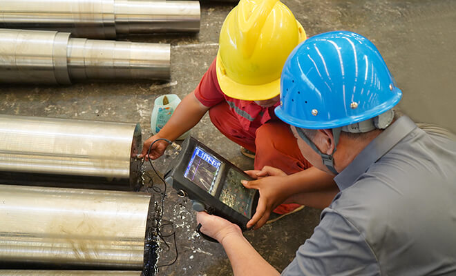 third-party inspection mineral sizer teeth roller