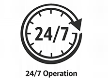 disc screen High Availability, 24*7 Operation