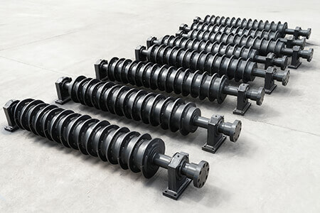 disc screen shaft assembly