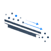 High-Throughput Screening of inclined screen