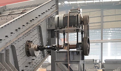 inclined screen for drive device