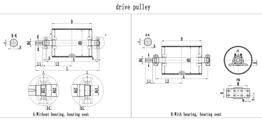 drive pully drawing
