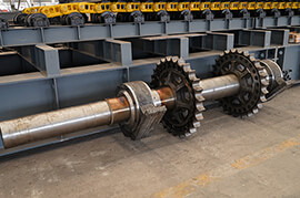 apron-feeder-head-and-tail-shafts