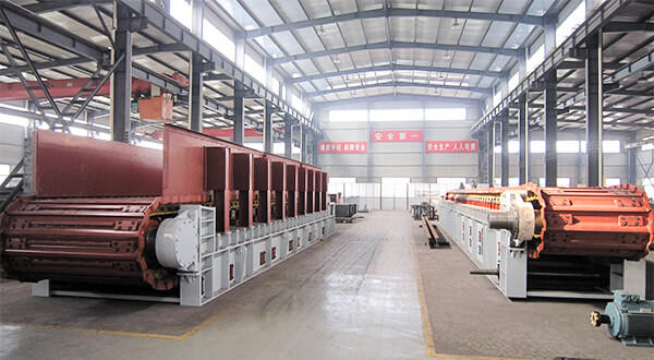 apron feeder fof bulk material handling