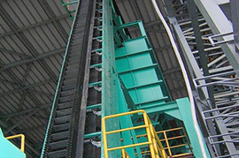 corrugated sidewall belt conveyor