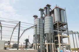 dry mix mortar production line