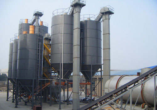 dry mix mortar production line