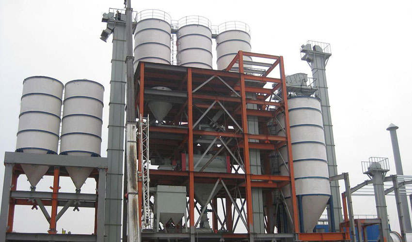 dry mix mortar production line