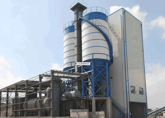 dry mix mortar production line