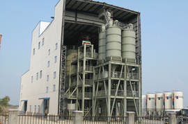 dry mix mortar production line