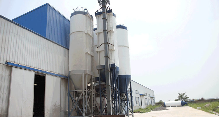 dry mix mortar production line