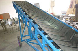 portable belt conveyors for bulk material