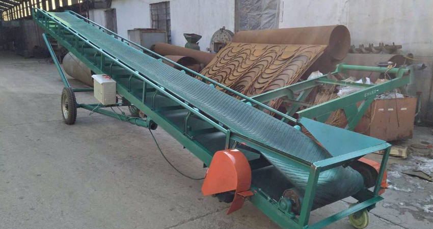 portable belt conveyors for bulk material