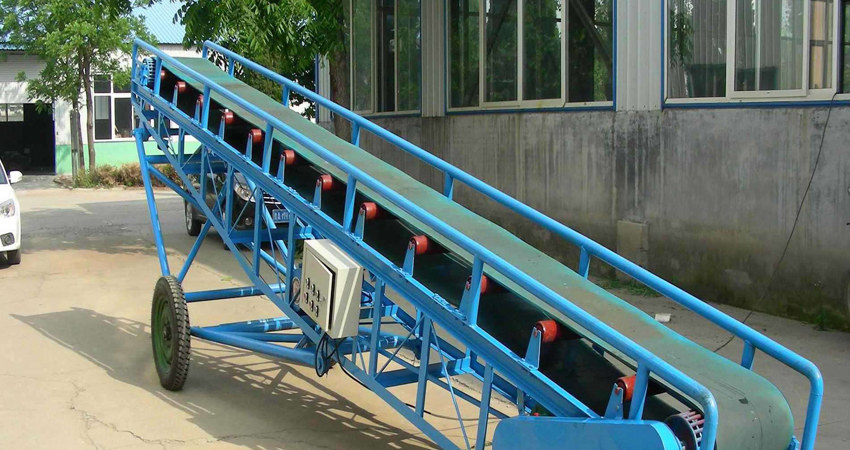 protable belt conveyors for bulk material