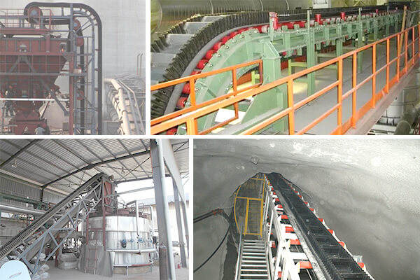 sidewall belt conveyor for chemcial industry