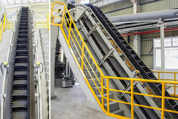 corrugated sidewall conveyor