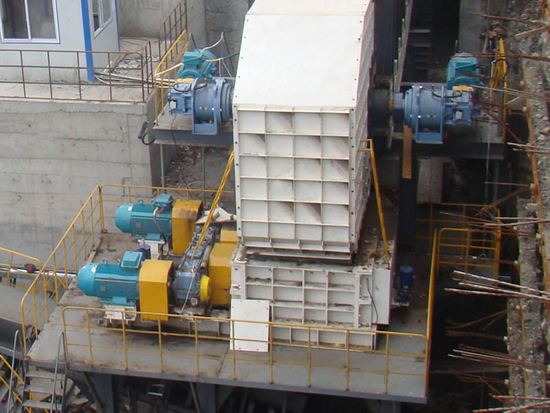 Operation steps of the secondary sizer crusher