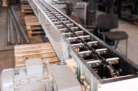 heat resistance trough chain conveyor