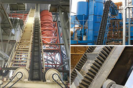 Corrugated Sidewall Belt Conveyor