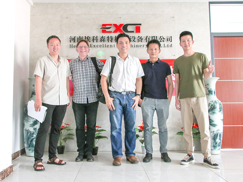 Malaysia clients visited EXCT for Palm Fibre treatment system