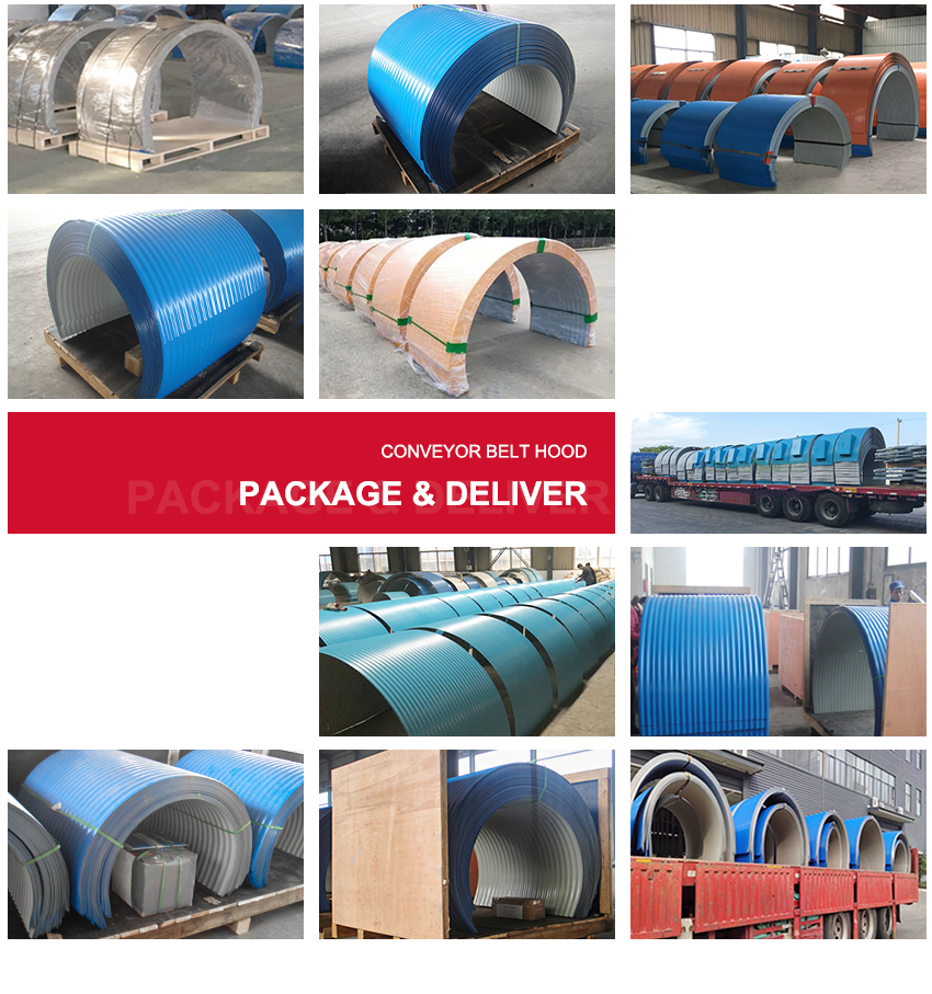 CONVEYOR BELT HOOD PACKAGE & DELIVER