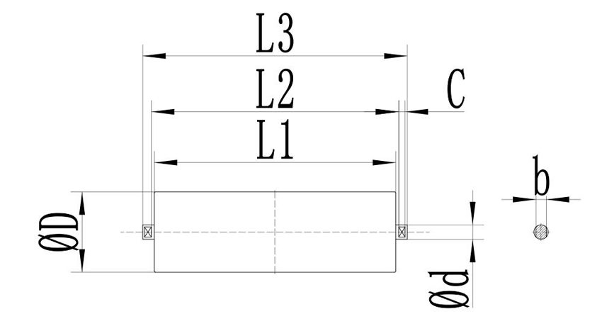 idler/roller drawing