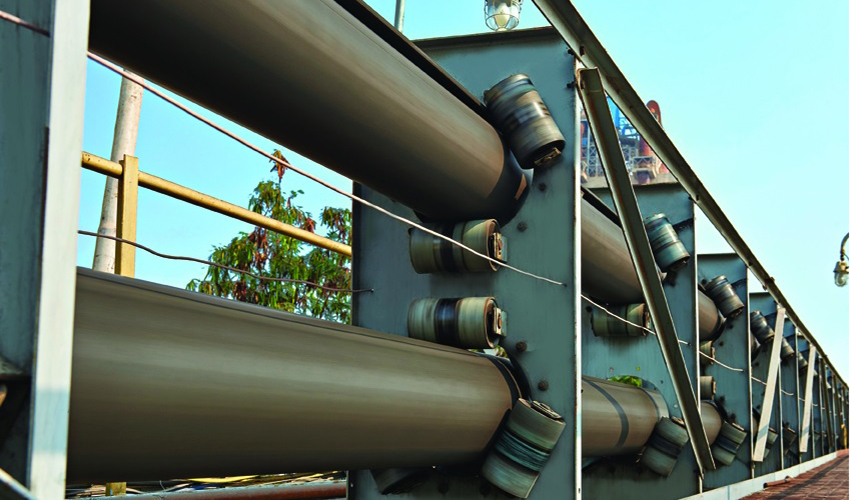 Structural Features of Pipe Belt Conveyor
